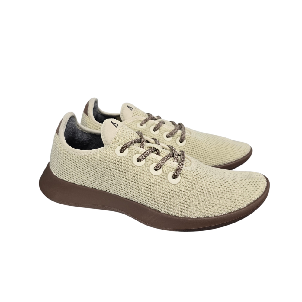 Allbirds Men's Stony Cream and Hazy Cocoa Sole Sneakers Size 8